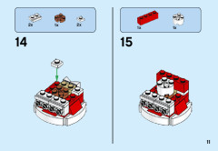 LEGO 40274 instructions page 11 – build guide