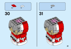 LEGO 40274 instructions page 21 – build guide
