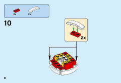 LEGO 40274 instructions page 8 – build guide