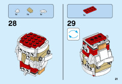 LEGO 40274 instructions page 21 – build guide