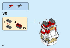 LEGO 40274 instructions page 22 – build guide
