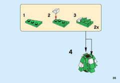 LEGO 40274 instructions page 35 – build guide