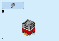 LEGO 40274 instructions page 8 – build guide