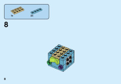 LEGO 40348 instructions page 8 – build guide
