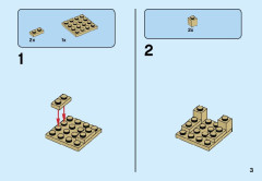 LEGO 40349 instructions page 3 – build guide
