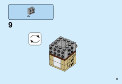 LEGO 40349 instructions page 9 – build guide