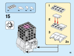 LEGO 40351 instructions page 15 – build guide