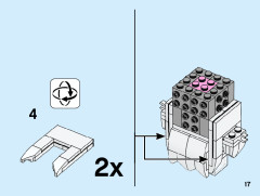 LEGO 40351 instructions page 17 – build guide
