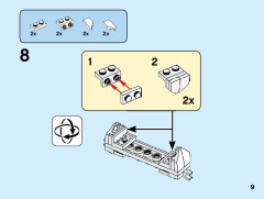 LEGO 40351 instructions page 9 – build guide