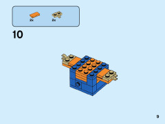 LEGO 40352 instructions page 9 – build guide