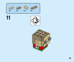 LEGO 40353 instructions page 13 – build guide