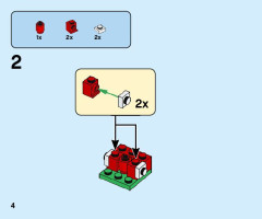 LEGO 40353 instructions page 4 – build guide