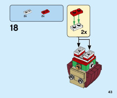 LEGO 40353 instructions page 43 – build guide