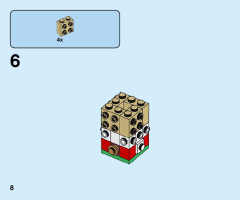 LEGO 40353 instructions page 8 – build guide