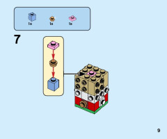 LEGO 40353 instructions page 9 – build guide