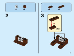 LEGO 40353 instructions page 3 – build guide