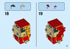 LEGO 40354 instructions page 17 – build guide