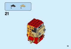 LEGO 40354 instructions page 19 – build guide