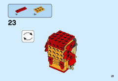 LEGO 40354 instructions page 21 – build guide