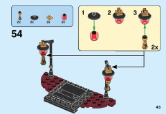 LEGO 40354 instructions page 43 – build guide