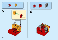 LEGO 40354 instructions page 6 – build guide