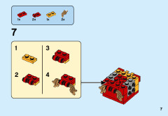 LEGO 40354 instructions page 7 – build guide