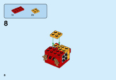 LEGO 40354 instructions page 8 – build guide