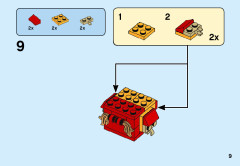 LEGO 40354 instructions page 9 – build guide