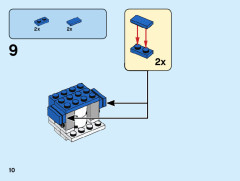 LEGO 40377 instructions page 10 – build guide