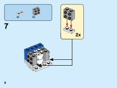 LEGO 40377 instructions page 8 – build guide