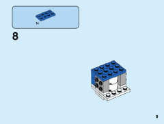 LEGO 40377 instructions page 9 – build guide