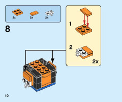 LEGO 40378 instructions page 10 – build guide
