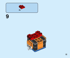 LEGO 40378 instructions page 11 – build guide
