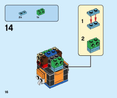 LEGO 40378 instructions page 16 – build guide
