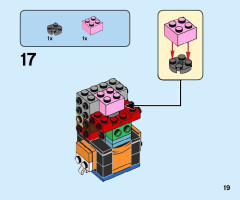LEGO 40378 instructions page 19 – build guide