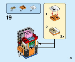 LEGO 40378 instructions page 21 – build guide