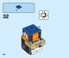 LEGO 40378 instructions page 34 – build guide