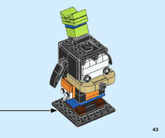 LEGO 40378 instructions page 43 – build guide