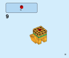 LEGO 40378 instructions page 11 – build guide