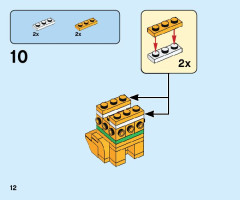 LEGO 40378 instructions page 12 – build guide