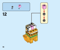 LEGO 40378 instructions page 14 – build guide