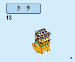 LEGO 40378 instructions page 15 – build guide