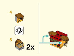 LEGO 40381 instructions page 11 – build guide