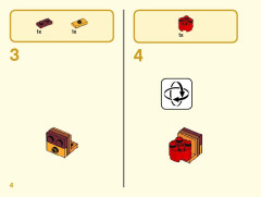LEGO 40381 instructions page 4 – build guide