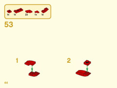 LEGO 40381 instructions page 44 – build guide