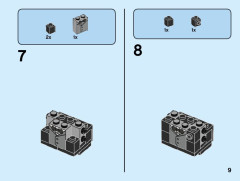 LEGO 40384 instructions page 9 – build guide
