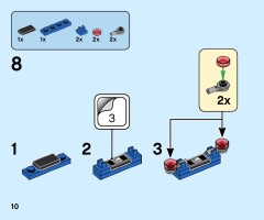LEGO 40409 instructions page 10 – build guide
