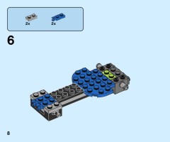 LEGO 40409 instructions page 8 – build guide