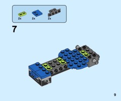 LEGO 40409 instructions page 9 – build guide