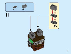 LEGO 40412 instructions page 11 – build guide